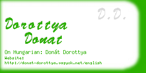 dorottya donat business card