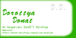 dorottya donat business card